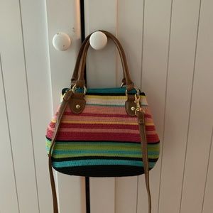 Mini crossbody woven purse
